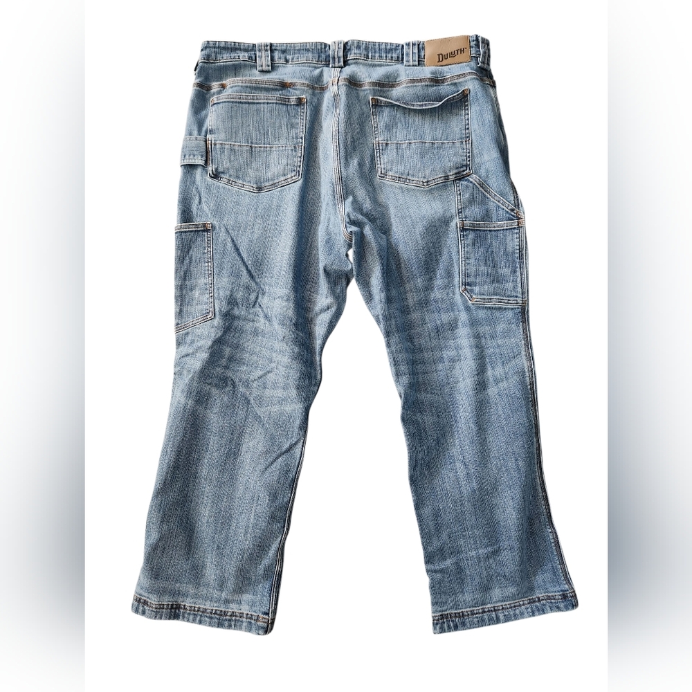Duluth Mens 42x28 Ballroom Double Flex Carpenter Jeans - Picture 4 of 9